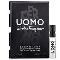 Парфюмированная вода Salvatore Ferragamo Uomo Signature для мужчин - edp 1.5 ml vial