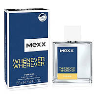 Туалетна вода Mexx Whenever Wherever For Him для чоловіків (оригінал) - edt 50 ml