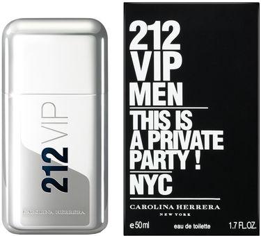 Туалетна вода Carolina Herrera 212 VIP Men для чоловіків - edt 50 ml NEW PACK