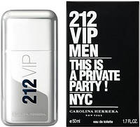 Туалетная вода Carolina Herrera 212 VIP Men для мужчин - edt 50 ml NEW PACK