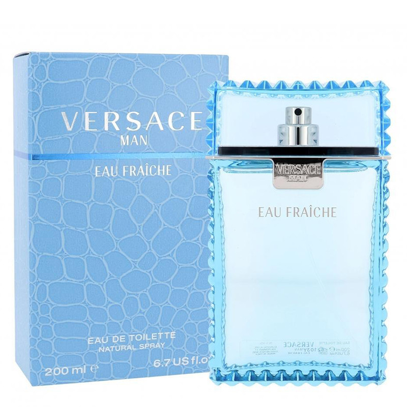 Туалетна вода Versace Man Eau Fraiche для чоловіків (оригінал) - edt 200 ml