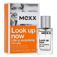 Туалетна вода Mexx Look Up Now For Her для жінок - edt 15 ml