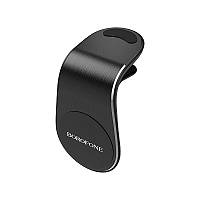 Автомобильный магнитный держатель для телефона на дефлектор Borofone BH10 Black