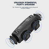 Портативна бездротова колонка Hopestar H50 Gray, фото 3