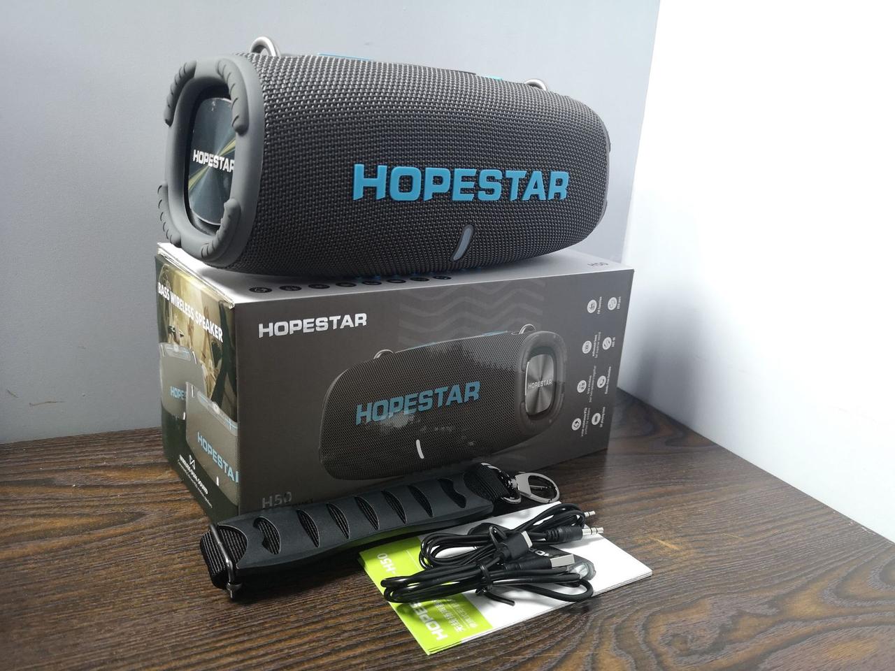 Портативна бездротова колонка Hopestar H50 Gray, фото 1