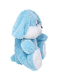М'яка іграшка - Заєць сидячий синій, фото 2