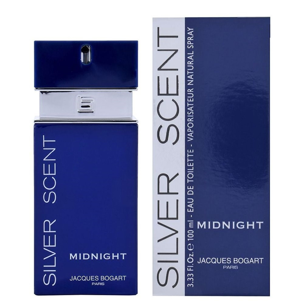 Туалетна вода Bogart Silver Scent Midnight для чоловіків (оригінал) - edt 100 ml