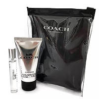 Набор Coach Platinum для мужчин - set (edp 7.5 ml + a/sh balm 50 ml + pouch)