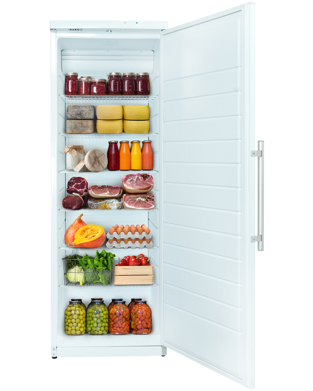 Холодильна шафа глухі двері SNAIGE CC35DM-P600FD (-2...+8С) динаміка