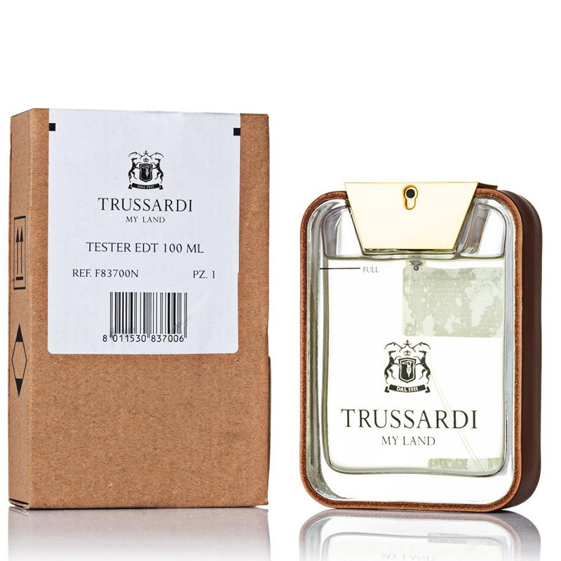Туалетна вода Trussardi My Land для чоловіків (оригінал) - edt 100 ml tester, фото 1