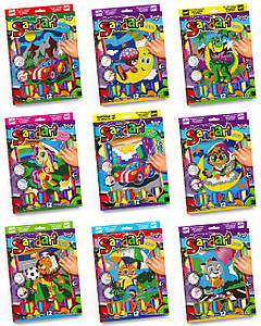 Набір для творчості "Santart" Фреска із кольорового піску. Картина із піску 1 Danko Toys