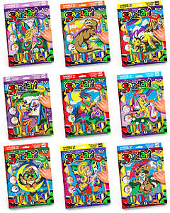 Набір для творчості "Santart" Фреска із кольорового піску 2. Картина із піску Danko Toys