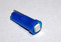 Светодиодная лампа Т5 1 SMD 12v синий , мелкий диод 3528