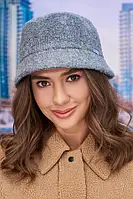 Стильна тепла панама «Ейва», Панама для дівчини, Панамка зимова жіноча, Жіноча панамка