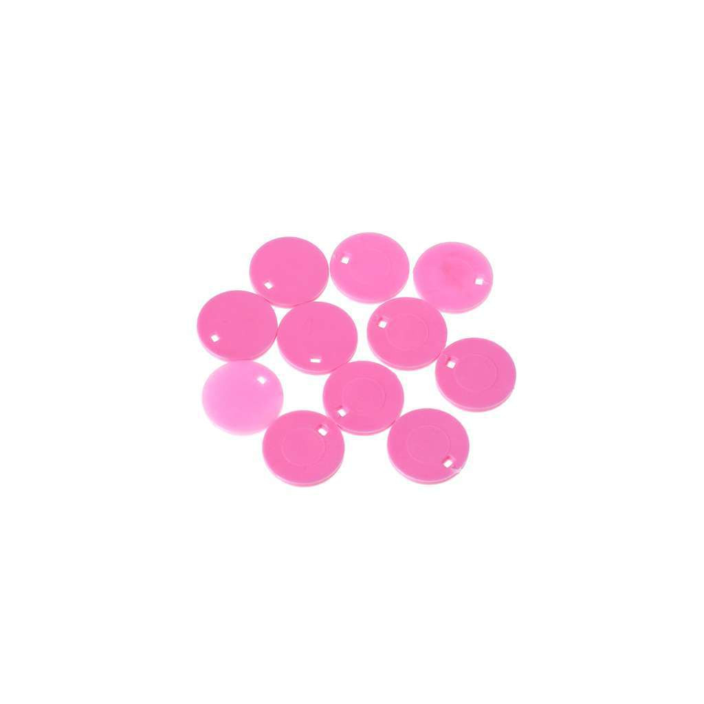 Кругла вставка CAP-DISK рожевого кольору для маркування мікропробірок (1000 шт / уп)