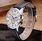 Чоловічі наручні годинники круглі механічні гарантія 6 місяців Jaragar White, фото 5