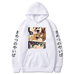 Худi бiлий LOYS Demon Slayer иероглифи XS