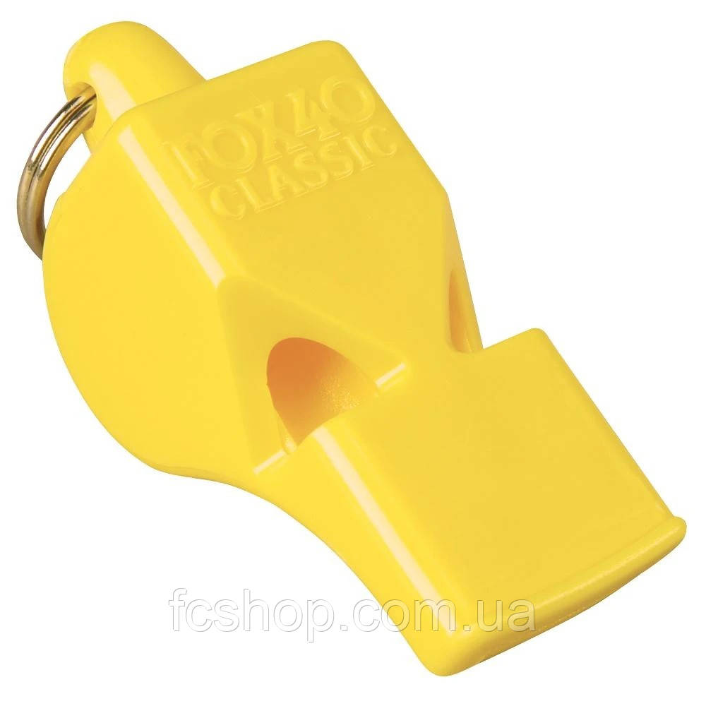 Свисток FOX 40 Classic Whistle Safety 9902-0200, Жовтий, Розмір (EU) — 1SIZE