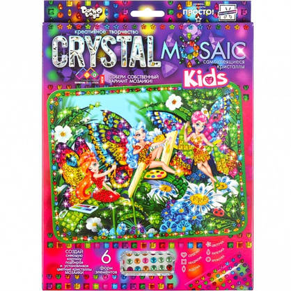 Данко-Тойс Набір для тб. "CRYSTAL MOSAIC KIDS\РУСАЛОНЬКА, фото 3