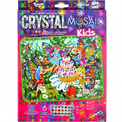 Данко-Тойс Набір для тб. "CRYSTAL MOSAIC KIDS\РУСАЛОНЬКА, фото 4