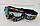 Окуляри VEMAR з прозорою лінзою кольорові червоно-біло-чорні для вело, мотокросу, сноуборду, фото 2