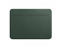 Чехол-папка WIWU Skin Pro II Series Sleeve for MacBook 15, Forest Green