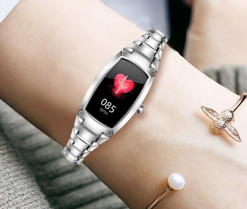 Розумний Фітнес-браслет для жінок час роботи 3 дні гарантія 12 місяців Supermiss Silver Pro, фото 1