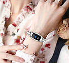 Розумний Фітнес-браслет для жінок час роботи 3 дні гарантія 12 місяців Supermiss Silver Pro, фото 9