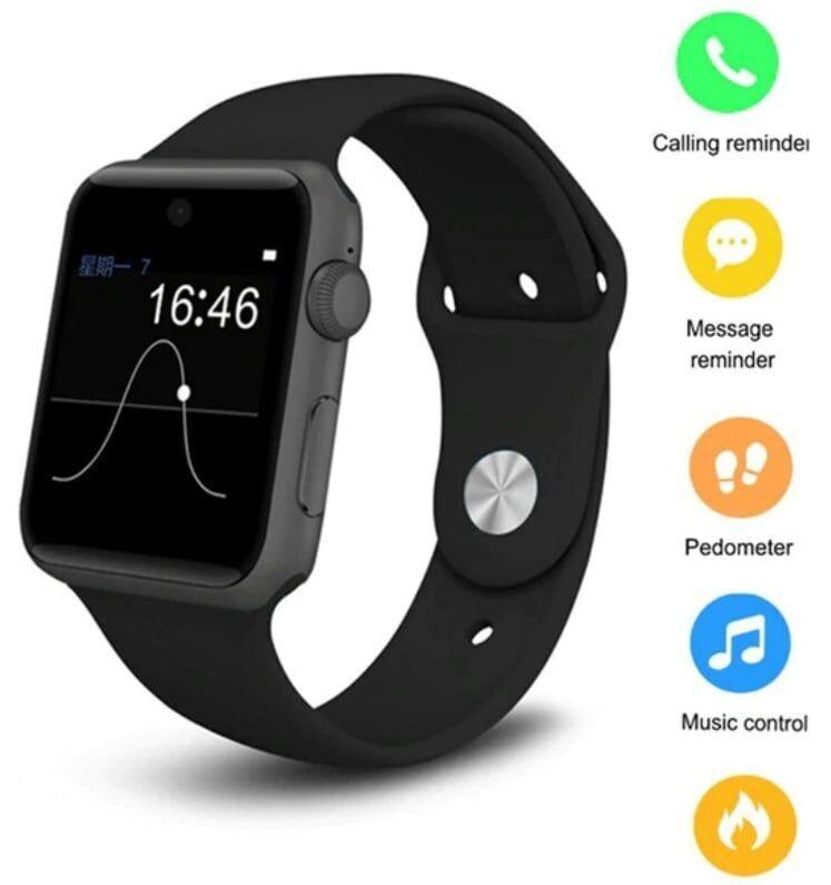 Розумні смарт години час роботи до 2 днів гарантія 12 місяців Слот для Sim-карти Lemfo LF07, фото 1