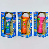 Мікрофон "Play Smart" 3 види, світло, звук, в коробці