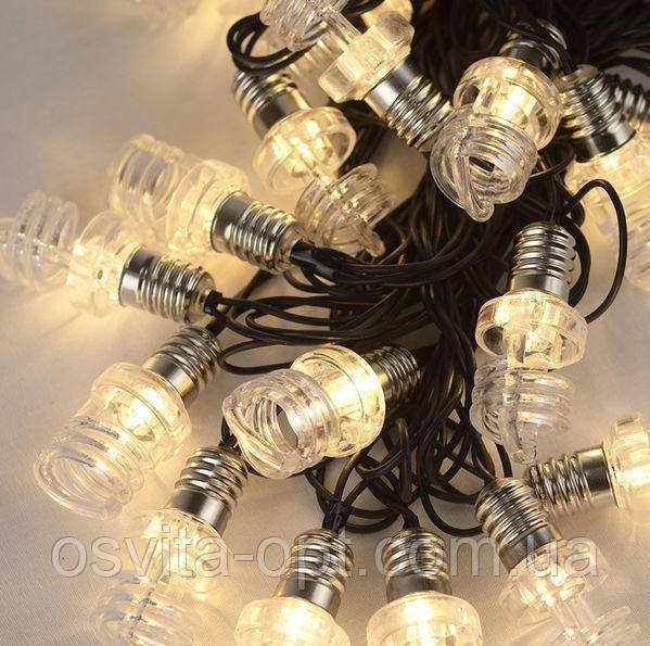 Гірлянда ЛАМПОЧКА-ПРУЖИНА 20 LED, 7м,