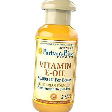 Вітамін Е Puritan's Pride Vitamin E-OIL 30,000 IU 75 ml, фото 1