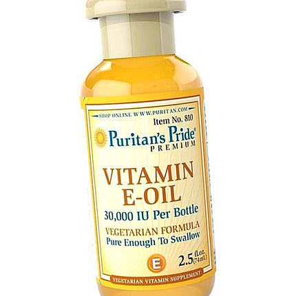 Вітамін Е Puritan's Pride Vitamin E-OIL 30,000 IU 75 ml, фото 4