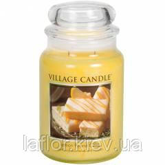 Аромасвічка Village Candle Лимонний кекс (час горіння до 170 годин)