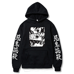 Худi чорний LOYS Demon Slayer Harajuku XS