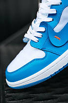 Кросівки Nike Air Jordan 1 Retro High Off-White University Blue, фото 2