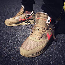 Кросівки Nike Air Max 90 Off-White Desert Ore, фото 3