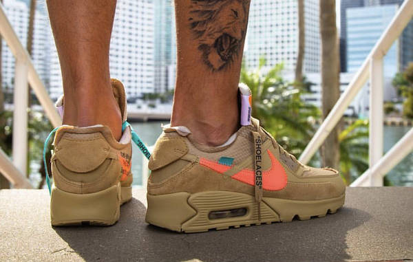 Nike Air Max 90 Off White Desert Ore BOSSCROSS