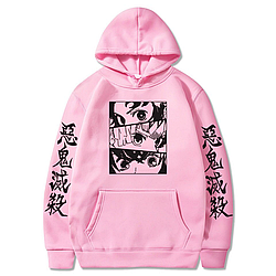 Худi розовий LOYS Demon Slayer Harajuku XS