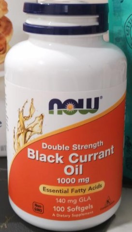 Масло черной смородины Now Foods Black Currant Oil 1000 mg double strength 100 капсул - фото 3 - id-p1374354214
