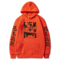 Худi оранжевий LOYS Demon Slayer Harajuku XS