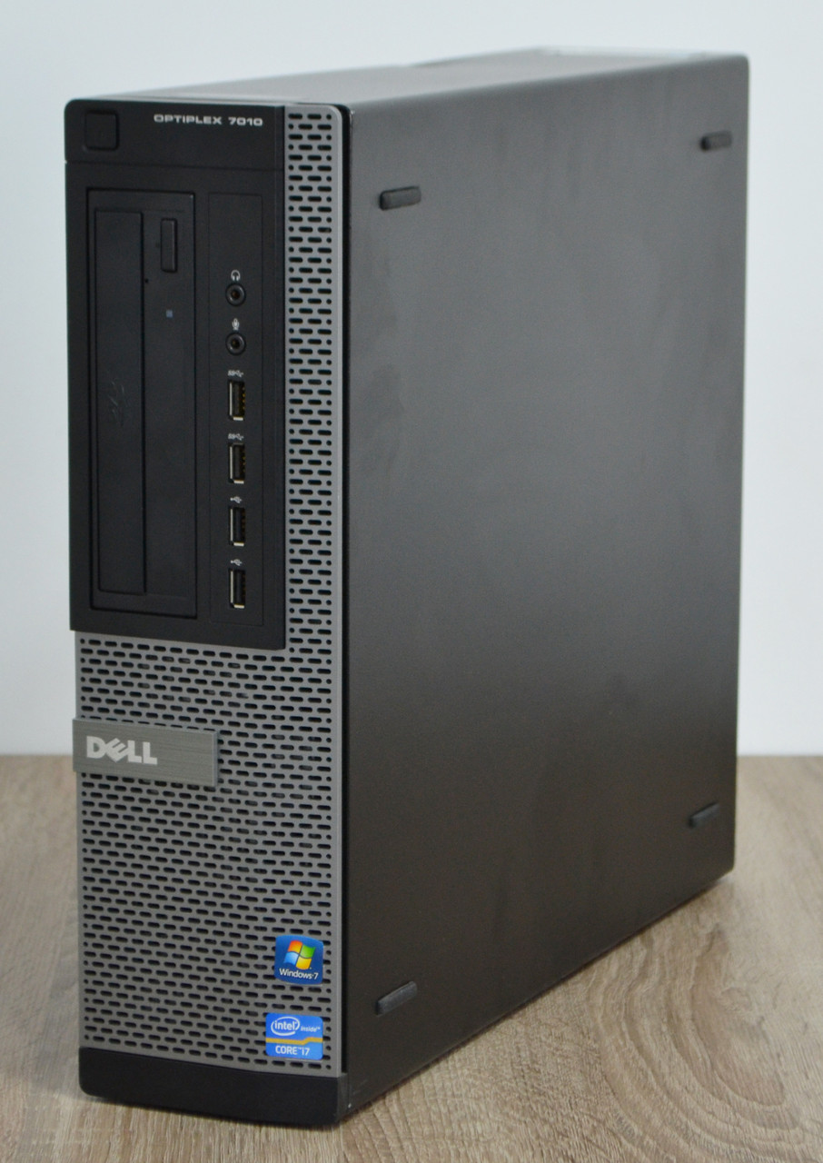 (Б/У) Системний блок Dell Optiplex 7010 DT 500 GB HDD I7-3770 8GB DDR3 Windows 10