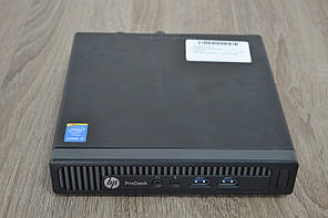 (Б/У) Системний блок (ПК) HP PRODESK 400 G1 MINI i3-4160T 3.10GHz 8GB 250 SSD
