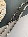 Чоловічий ланцюжок 60см*0,5 см з нержавіючої сталі колос, стильний ланцюг stainless steel, фото 4