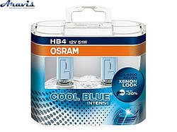 Галогенка HB4 12V 51W 4200K +20% Cool Blue Osram 9006 CBI-BOX синя уп Box-2шт