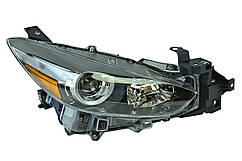 Фара Mazda 3 3 BM (2016-2019) рестайлінг галоген лінзована (електрокоректор) покажчик повороту жовтий права EPROFARO