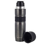 Термос Kamille чорний 950мл з нержавіючої сталі KM-2039, фото 3