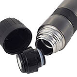 Термос Kamille чорний 950мл з нержавіючої сталі KM-2039, фото 4