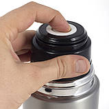 Термос Kamille чорний 950мл з нержавіючої сталі KM-2039, фото 5