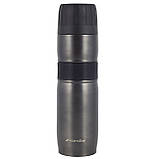 Термос Kamille чорний 950мл з нержавіючої сталі KM-2039, фото 6